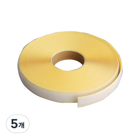 쏘컴퍼니 찍찍이 2.5cm, 화이트, 5개