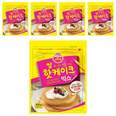 오뚜기 쌀핫케이크 믹스, 400g, 5개