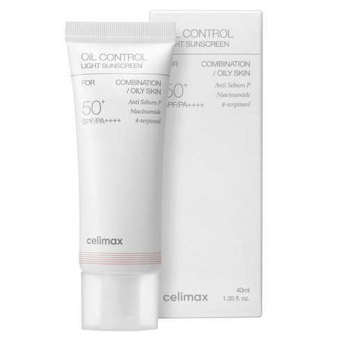셀리맥스 오일 컨트롤 라이트 선크림 SPF50+ PA++++, 40ml, 1개