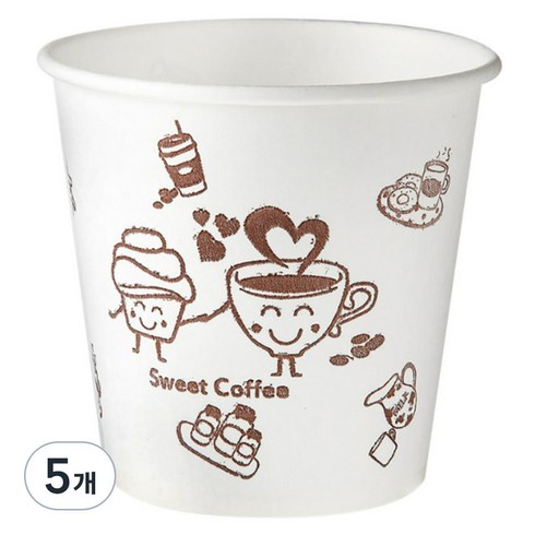 더좋은컵 천연펄프 종이컵 184ml, 300개입, 5개