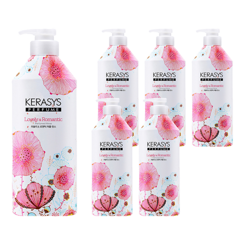 케라시스 퍼퓸 린스 러블리 앤 로맨틱, 980ml, 6개
