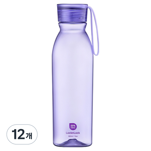 락앤락 데일리 밸런스 보틀, 바이올렛, 550ml, 12개