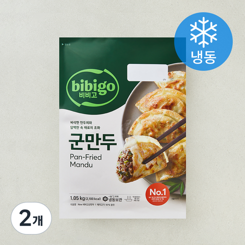 비비고 군만두 (냉동), 1.05kg, 2개