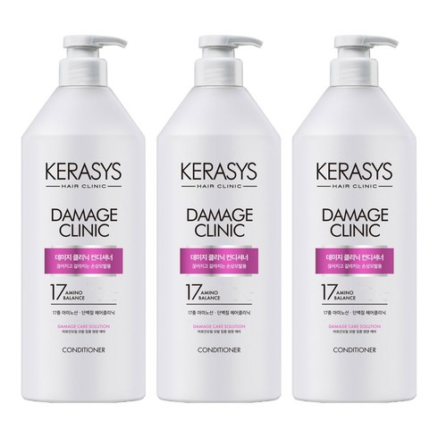 케라시스 데미지 클리닉 단백질 컨디셔너, 980ml, 3개