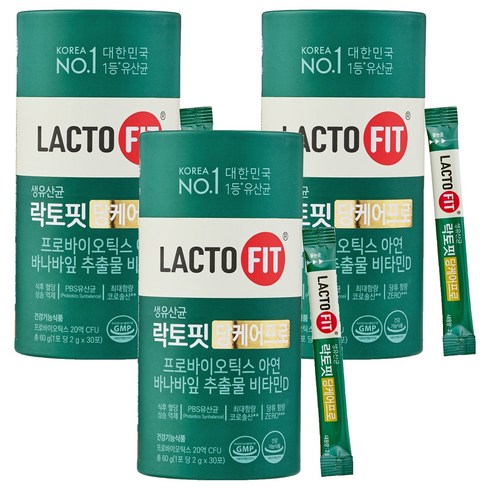 락토핏 종근당건강 당케어 프로 30p, 30회분, 3개