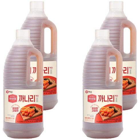 하선정 까나리액젓 알뜰형, 3kg, 4개