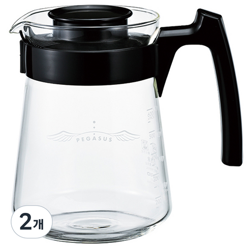 하리오 페가수스 서버 PES-02-B, 단품, 600ml, 2개