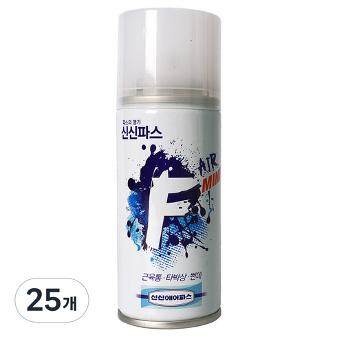 신신파스 에어 F MINI 스프레이파스 100ml, 1개입, 25개