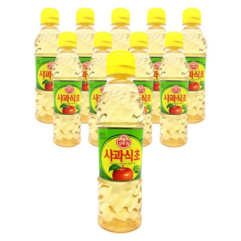오뚜기 사과식초, 500ml, 10개
