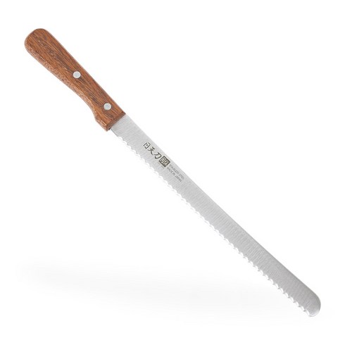 일천도 톱니 나무손잡이 빵칼, 혼합색상, 1개