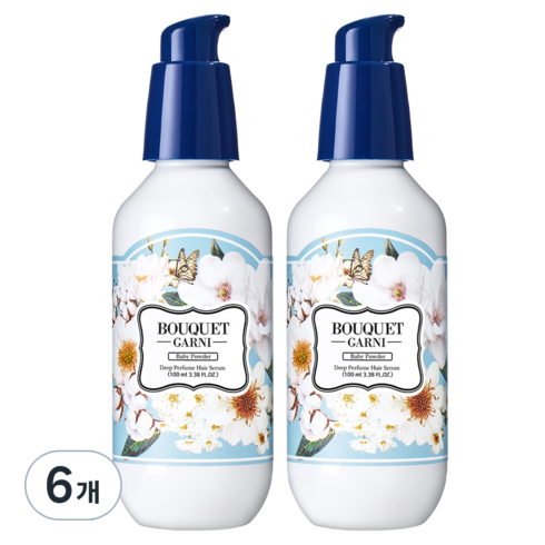 부케가르니 딥퍼퓸 헤어세럼 베이비파우더, 100ml, 6개