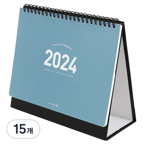 모닝글로리 2024 4500 모닝 스탠딩 캘린더 25, 랜덤발송, 15개