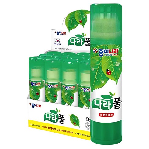 종이나라 딱풀, 35g, 12개