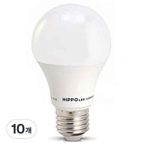 HiPPO 빅토리 LED 전구 14W E26, 주광색, 10개