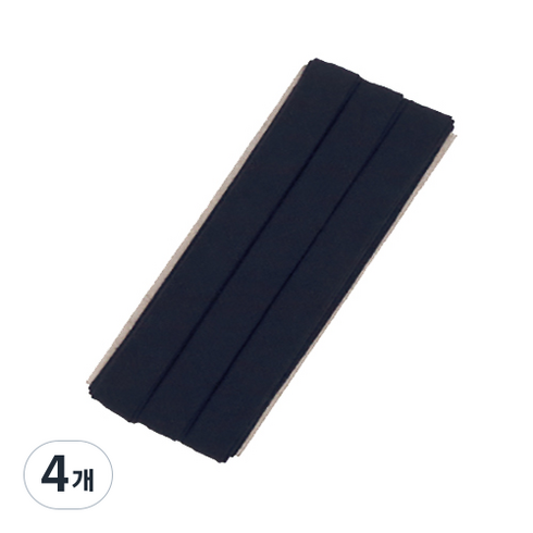 해피베어스 내추럴 코튼린넨 바이어스테이프 15mm, 네이비, 4개