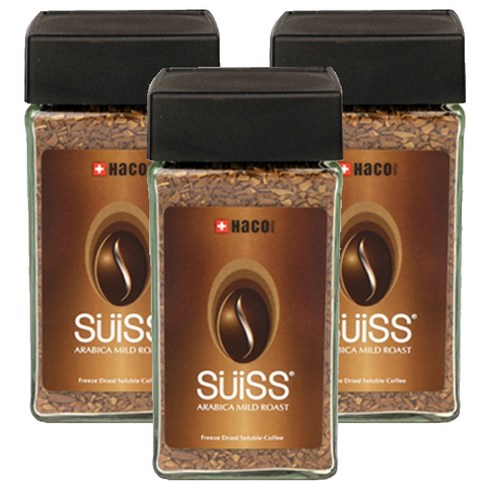 하코 아라비카 마일드 로스트 원두커피믹스, 100g, 1개입, 3개