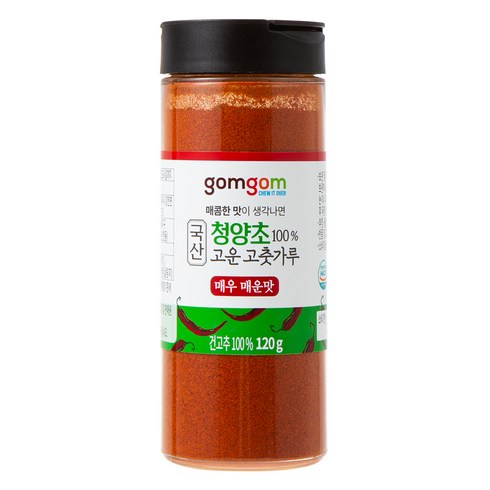국산 청양초100% 고운 고춧가루 매우 매운맛, 120g, 1개