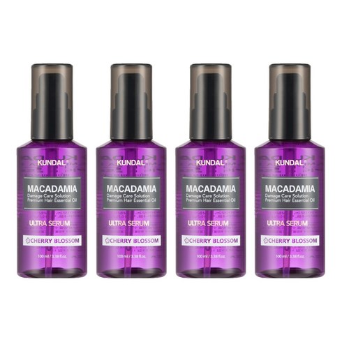 쿤달 울트라 세럼 헤어 에센스 체리블라썸향, 100ml, 4개