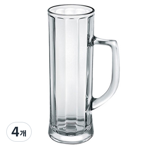 보르고노보 다누비오 옵틱 맥주잔 500ml, 4개