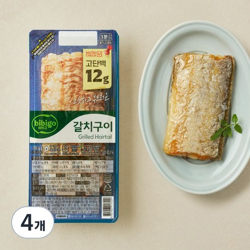 비비고 갈치구이, 70g, 4개