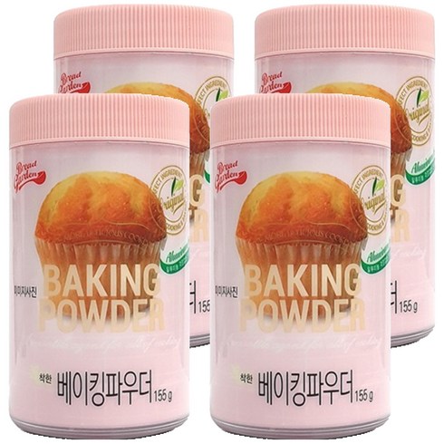 브레드가든 착한 베이킹파우더, 155g, 4개