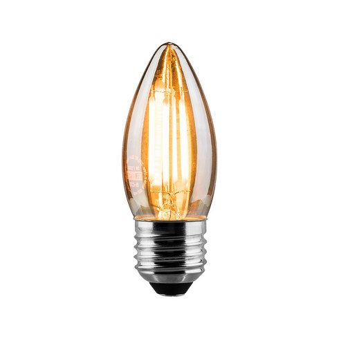 예도 LED 에디슨 촛대구 램프 3W, 전구색, 1개