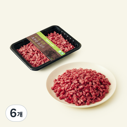 동원홈푸드 호주산 유기농 인증 보섭살 다짐육 (냉장), 300g, 6개