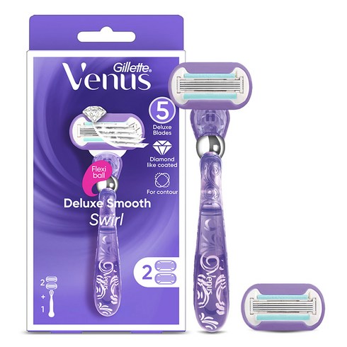 Venus 플렉시볼 스월 면도기, 1세트