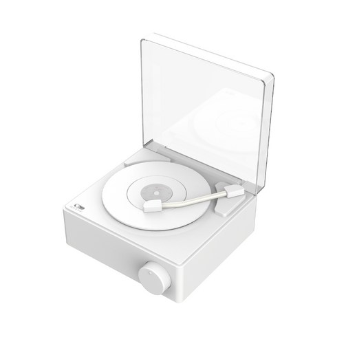 부이 턴테이블 블루투스 스피커 booie-x11, booie-x11-WH, WHITE