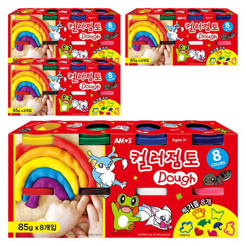 아모스 칼라점토, 혼합색상, 85g, 32개