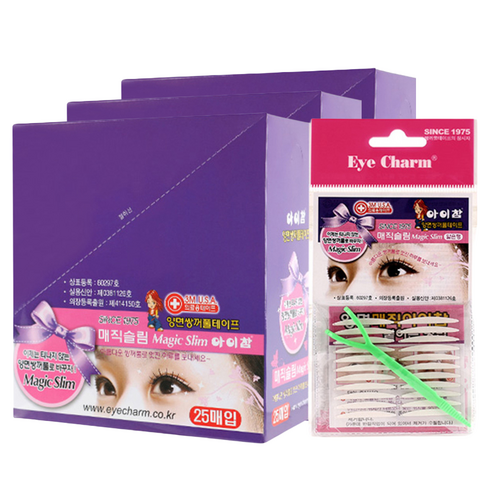 아이참 매직슬림 얇은형 양면 쌍꺼풀 테이프 22회용, 75개