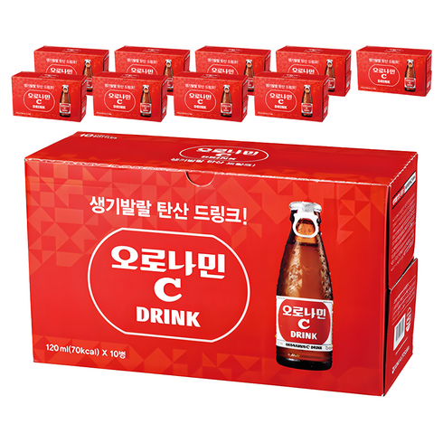 오로나민씨 탄산 드링크, 120ml, 100개