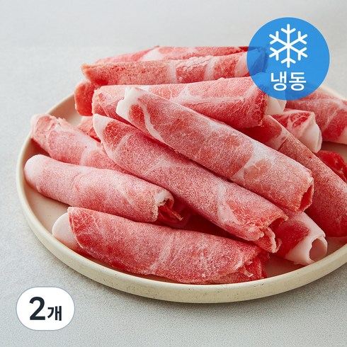 곰곰 한돈 대패 목살 (냉동), 300g, 2개