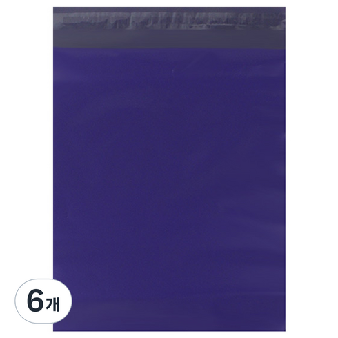 아이엔피 LDPE 택배봉투 퍼플 50p, 6개