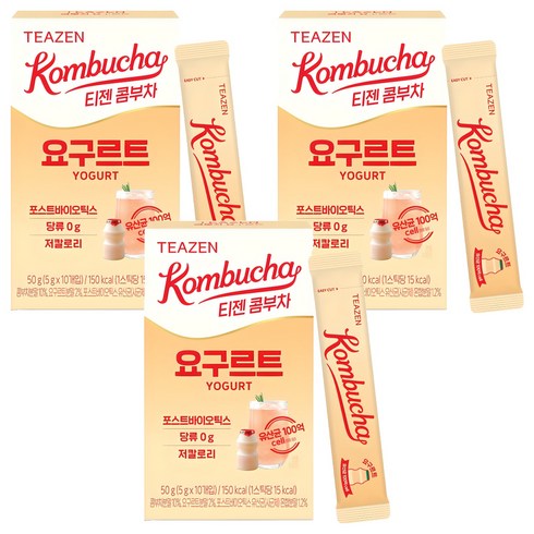 티젠 콤부차 요구르트, 5g, 10개입, 3개
