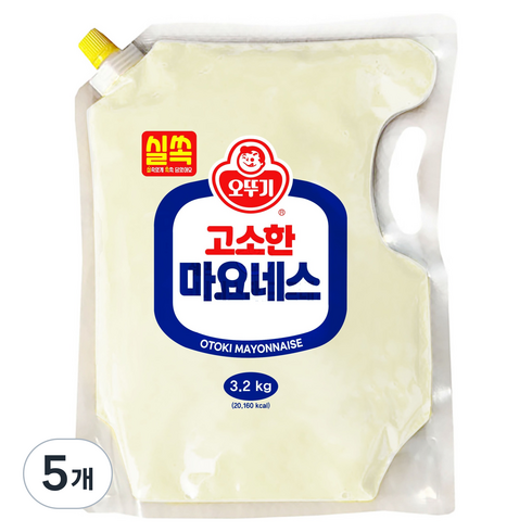 오뚜기 실쏙 고소한 마요네스 스파우트팩, 3.2kg, 5개