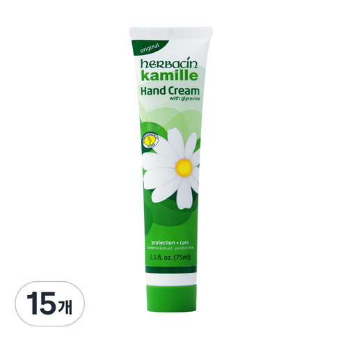 허바신 카밀 핸드크림 오리지날, 75ml, 15개