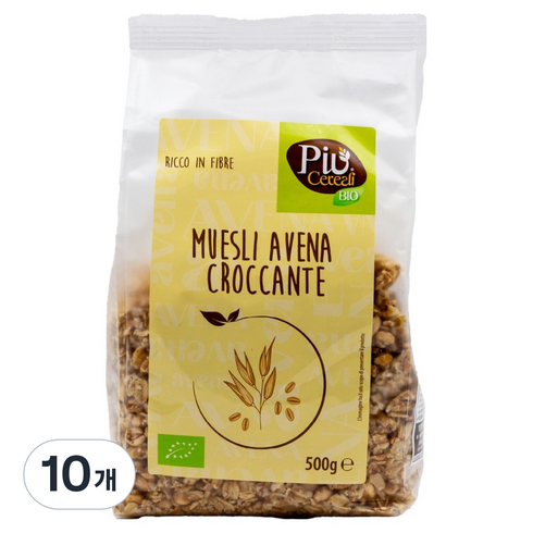 라메리 유기농 크런치 뮤즐리 오트, 500g, 10개