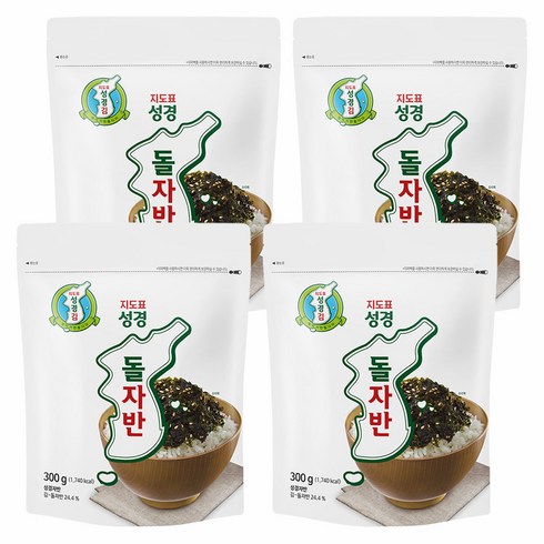 지도표성경 돌자반, 300g, 4개