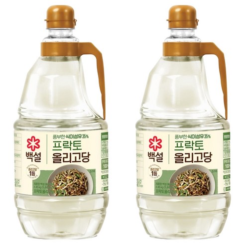 백설 프락토 올리고당, 2.45kg, 2개
