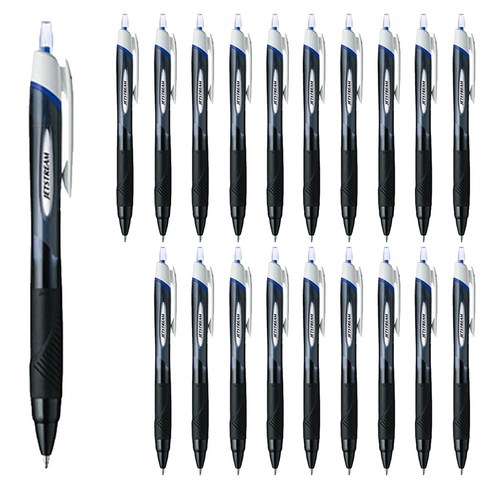 제트스트림 유성볼펜 1.0mm SXN-150-10, 블루, 20개