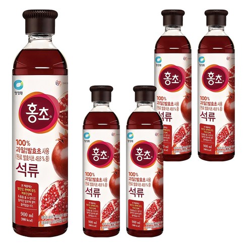 홍초 석류, 900ml, 5개