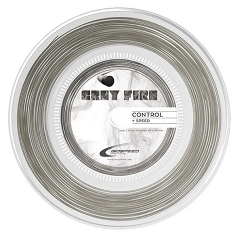 아이소스피드 트리플 히팅 GRAY FIRE 테니스 스트링, 색상/사이즈:OneColor, 1개