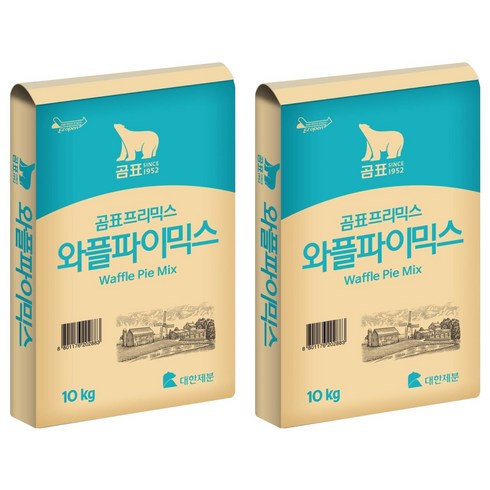 곰표 와플파이믹스, 10kg, 2개