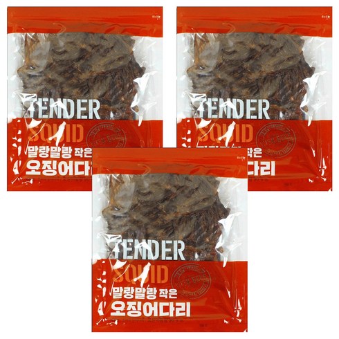 말랑말랑 작은 오징어다리, 150g, 3개
