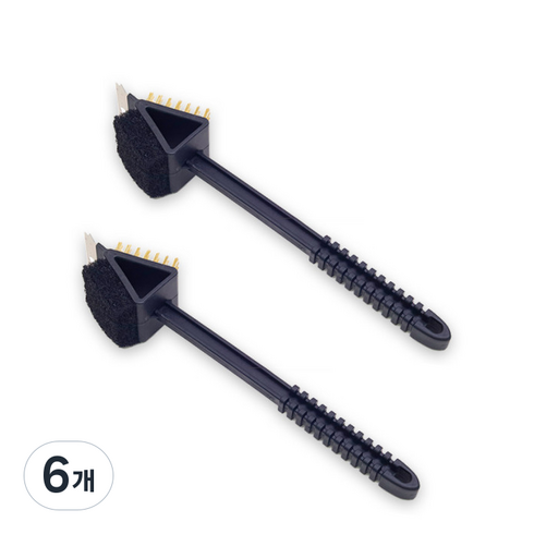 다기능 삼각면 그릴 브러쉬 A타입, 6개