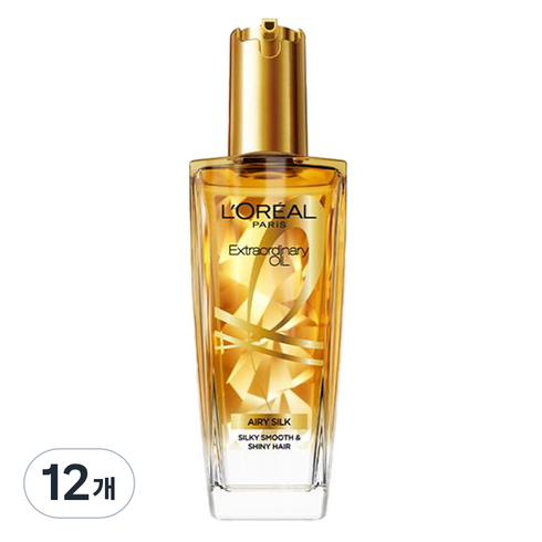 로레알파리 엑스트라오디네리 헤어오일 에어리 실크, 100ml, 12개