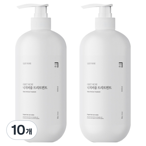 살림백서 니치퍼퓸 트리트먼트 라일리로즈, 10개, 1L