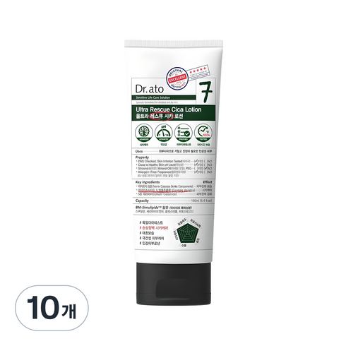 닥터아토 7울트라 레스큐 시카 로션, 160ml, 10개
