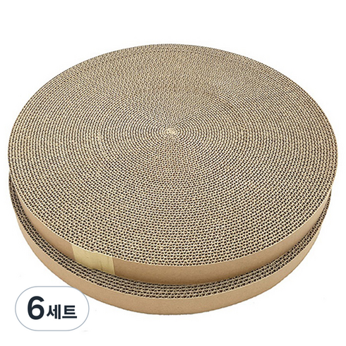 가또나인 고양이 킹써클 전용 리필 스크래쳐 2p, 6세트